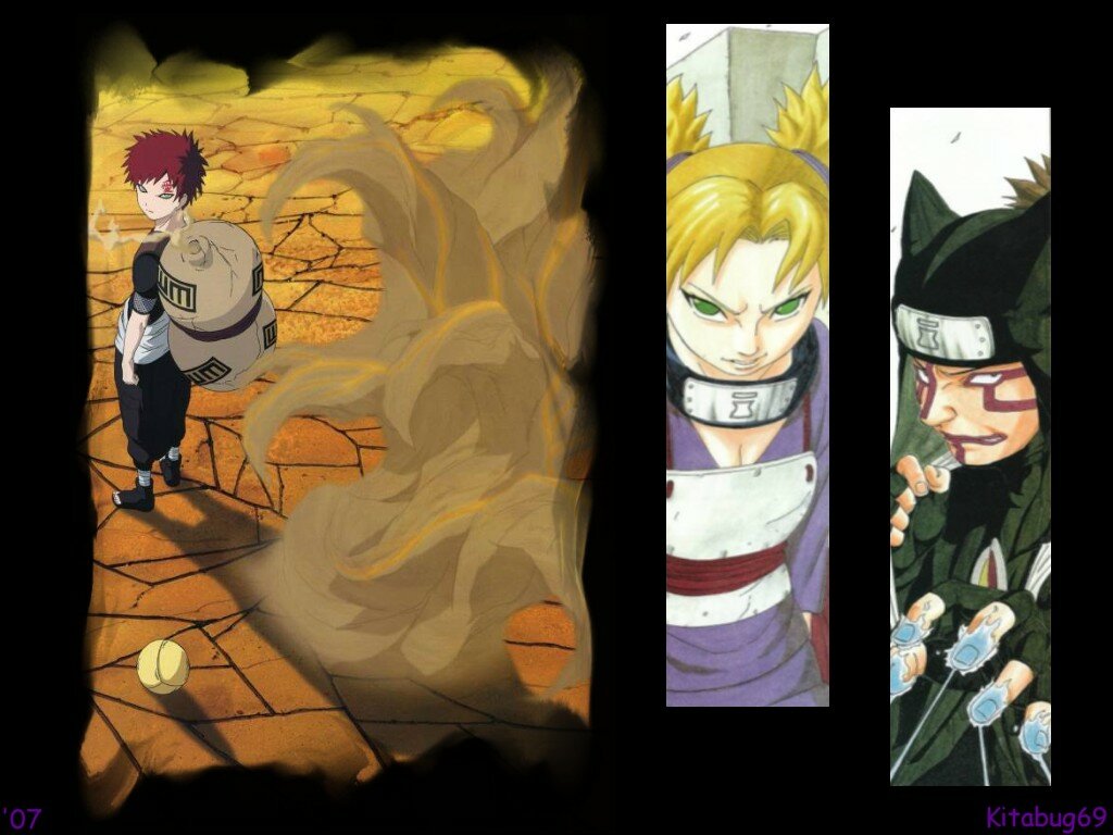 Sand Siblings (Gaara,Temari, Kankuro)