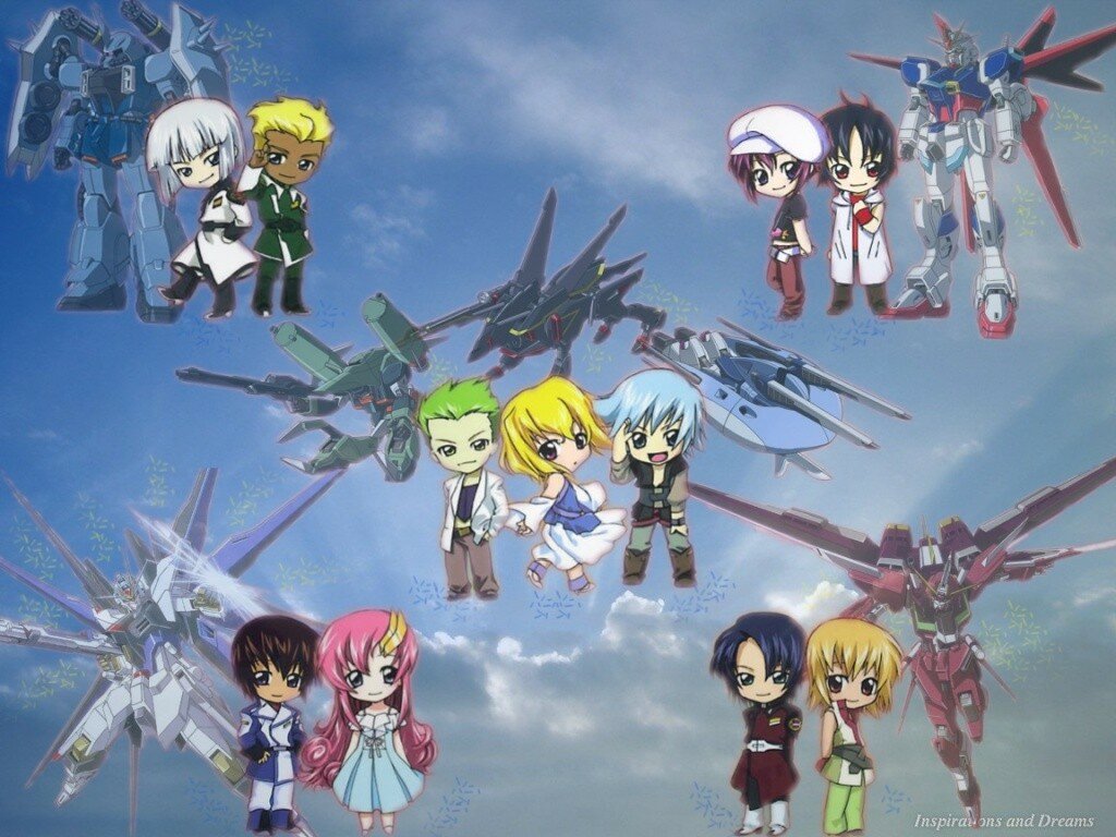 Gundam SEED Destiny character art